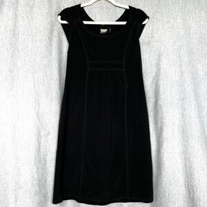 Athleta Travel Dress 10 Cap Sleeve Side Zip Tennis Golf Athletic Sporty Tropical